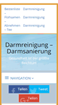 Mobile Screenshot of darmreinigung-darmsanierung.de